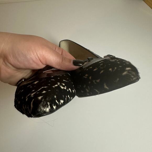 LK Bennett Calf Hair Cow Print Heels Pumps Size EU 40 US 10 Women's - Picture 3 of 14